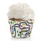 Big Dot of Happiness Cars, Trains, and Airplanes - Transportation Birthday Party Decorations - Party Cupcake Wrappers - Set of 12